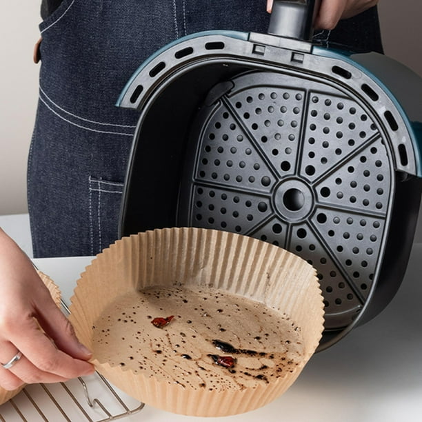 30 PCS Air Fryer Parchment Paper, Oven Liners, NonStick Disposable Unperforated Liners, for