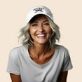thumbnail image 4 of Dalix Hockey Mom Embroidered Womens Cotton Dad Hat Baseball Cap Adjustable in White, 4 of 5