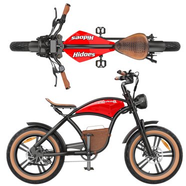 LET IT GO B10 Electric Bike - 20 Inch Fat Tire E-Bike, 700-1000W Motor, 48V 13AH Battery