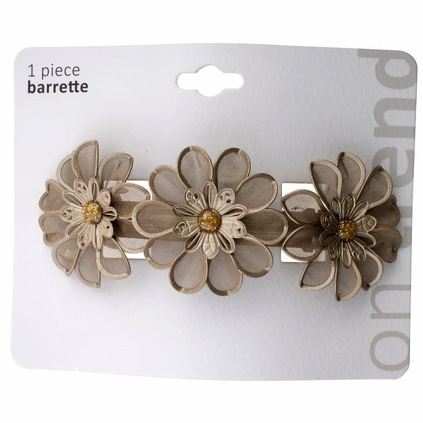 Floral Themed 1Piece Barrette