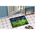thumbnail image 2 of Carolines Treasures 7403MAT 18 x 27 in. Corgi Backyard Circus Indoor or Outdoor Mat, 2 of 4
