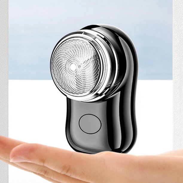 Mini afeitadoras de barba Wdftyju Máquina de afeitar portátil bajo ruido para viajes
