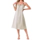 thumbnail image 2 of VESTIDO DE NOCHE SIN MANGAS DE SATÉN PARA MUJERES INSPIRADOR CHIC CON TIRANTES DE ESPAGUETI Y LARGO MIDI TALLA S COLOR ALBARICOQUE, 2 of 6