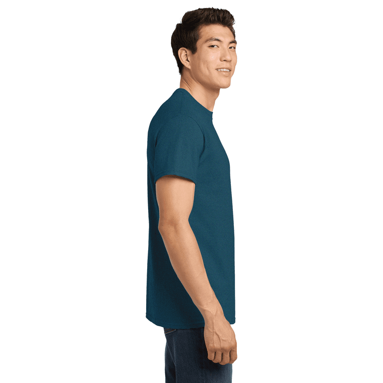 Gildan Men's Heavy Cotton T-Shirt 5.3 Oz - Multipack Of 10 Basic Tees, Assorted Colors