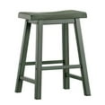 thumbnail image 2 of Weston Home Ashby Saddle Seat Backless Counter Stools, Set of 2, Antique Sage Finish, 2 of 4