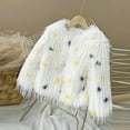 thumbnail image 2 of Youmylove Kids Winter Outwear Toddler Girls Fashion Dots Prints Jacket Fall Toddler Cardigans Fuzzy Lightweight Jackets Warm Coats, 2 of 7
