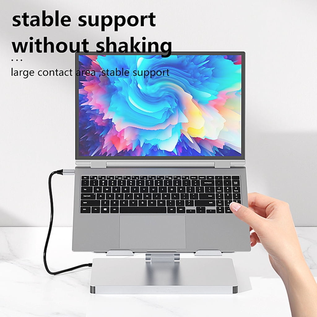 10 in 1 Laptop Docking Station and Adapter Base Notebook Stand 3 USB3.0 PD100W