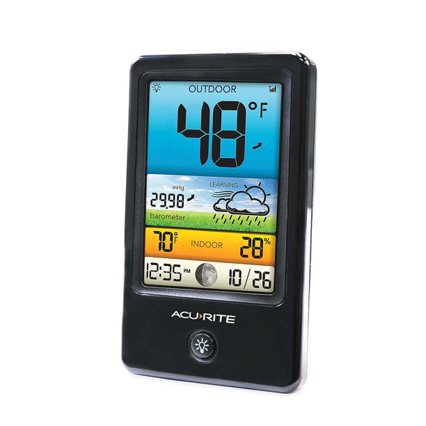 AcuRite Color LCD Weather Forecaster Compact Weather Monitor