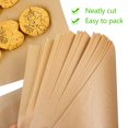thumbnail image 3 of QYH 100 hojas de papel pergamino para hornear 8 x 12 pulgadas papel pergamino precortado sin blanquear para hornear galletas freír freidora cocinar parrilla horno, 3 of 5