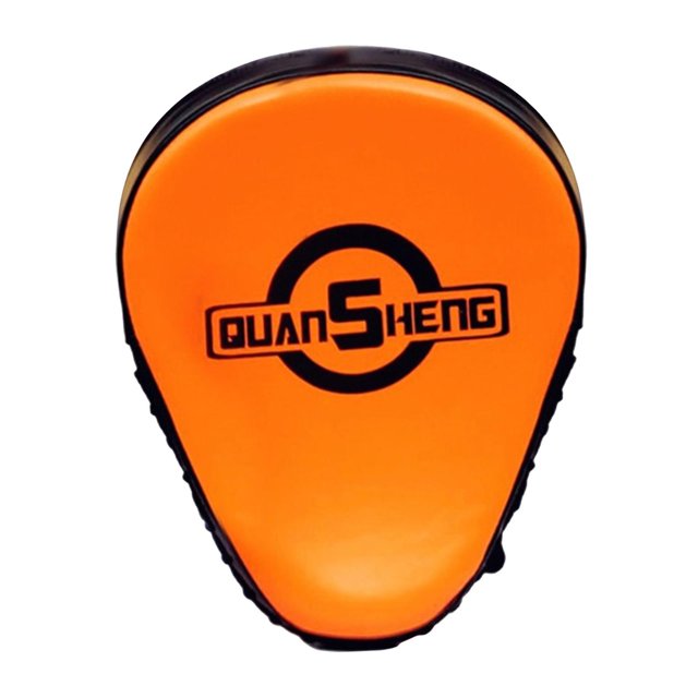 Puñetazos de boxeo, patadas es, objetivo de mano de kickboxing curvo, práctica naranja Zulema Pad de patadas de taekwondo