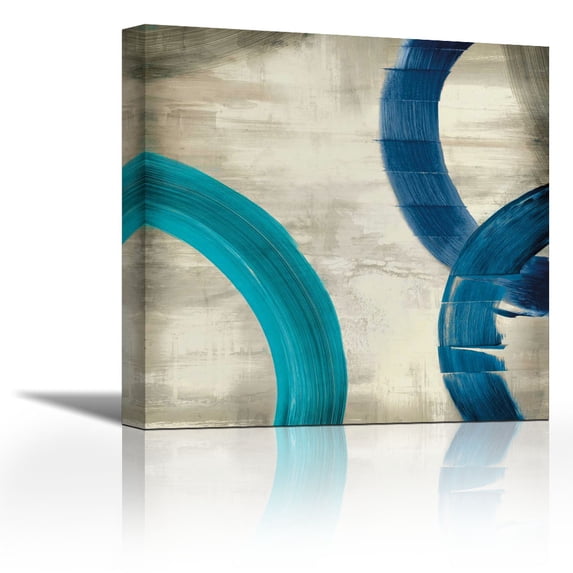 Halcyon I -Mini - Contemporary Fine Art Giclee on Canvas Gallery Wrap - wall décor - Art painting - 18 x 18 Inch - Ready to Hang