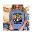 thumbnail image 3 of Ferral Racoon Shirt for Women, Unhinged and Feral Tshirt, Cute but Feral T-shirt, Oversized Feral T Shirt, Raccoon Anxiety Shirt, 3 of 10