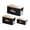 Black, variant on jifeng 3 Pieces Potato Onion Garlic Storage Bins Multipurpose Kitchen Canisters Set White