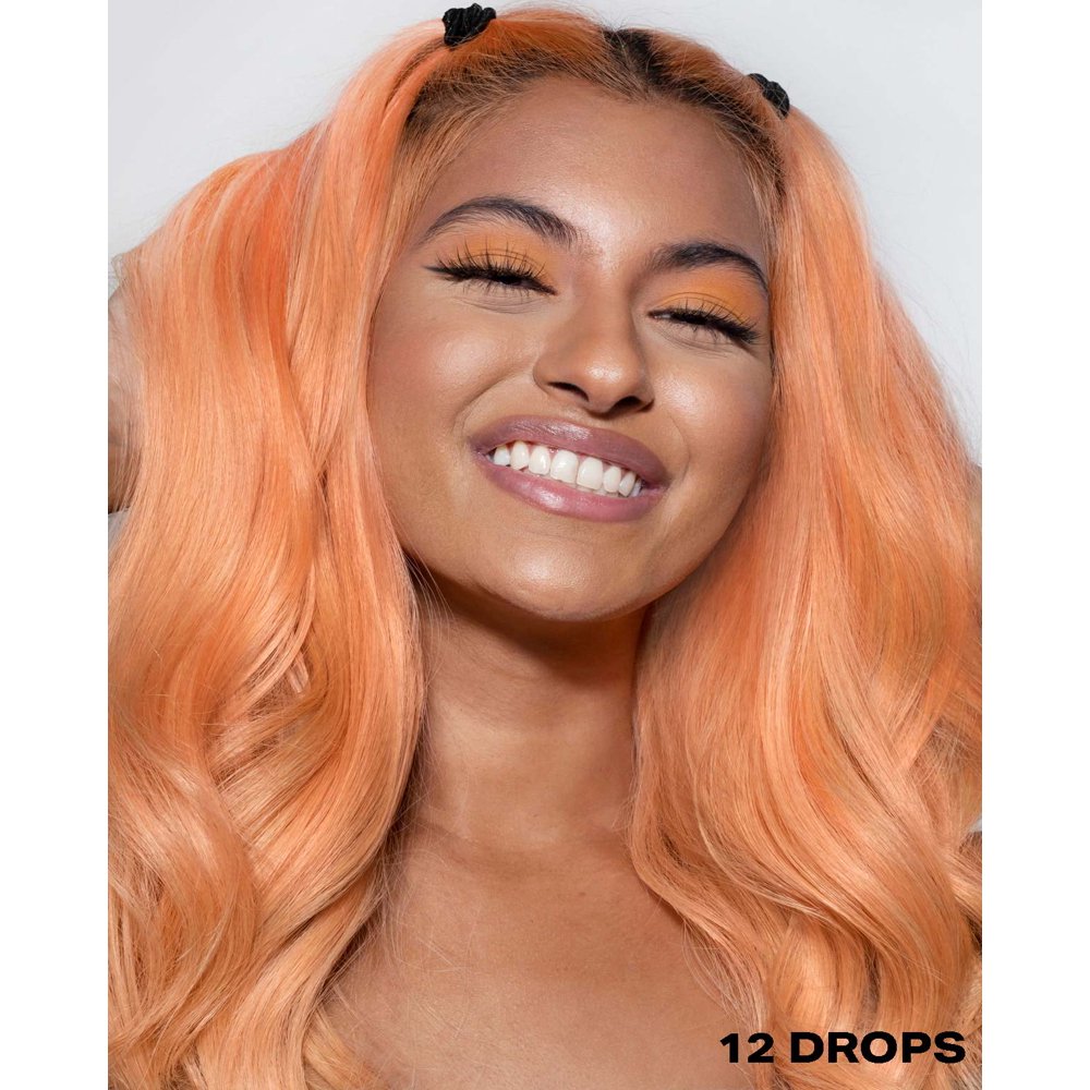 SHRINE SemiPermanent Peach to Orange Hair Dye Drops 0.68fl oz Vegan