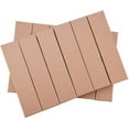 thumbnail image 1 of Paquete de 20 cajas cuadradas de cartón kraft de 6,5 x 1,5 x 1 pulgadas para collares, pendientes y anillos. Ideales para aniversarios, bodas y cumpleaños., 1 of 9