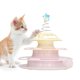 thumbnail image 5 of Juguete de tocadiscos para gatitos juguetes interactivos para gatos PP 4 niveles para suministros para gatitos ANGGREK  Otros, 5 of 8