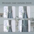 thumbnail image 4 of Magnetic Curtain Tiebacks, Curtain Tiebacks Buckles Holdbacks Holders Hooks Clip for Home Outdoor Bedroom Office Decorative Curtain, 4 of 6