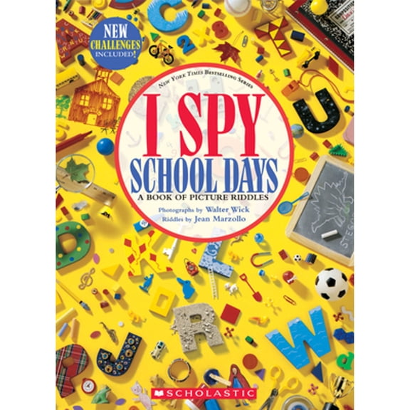 Pre-Owned I Spy School Days: A Book of Picture Riddles (Hardcover) by Jean Marzollo