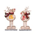thumbnail image 1 of 2 regalos navideños para niños, alce de madera ensamblado, decoración navideña para el hogar, adorno navideño, 1 of 5