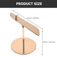 thumbnail image 2 of Raindrops Shoe Shelf Rack Stainless Steel Stylish Wall Display 1Pack, 2 of 8