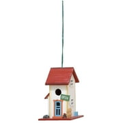 WD Birdhouse 8"Hx6"Wx7"L-Color:Red