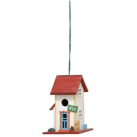 WD Birdhouse 8"Hx6"Wx7"L-Color:Red