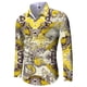 thumbnail image 3 of Camisas florales con personalidad 3D a la moda para hombres, camisas de manga larga con solapa estampadas, ropa informal Y2k vintage ajustada para mujer, 3 of 5