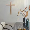 thumbnail image 1 of Iglesia Cruz Jesús Adoración cristiana Madera cristiana Colgante de pared religioso Crucifijo Estatuilla Estante decorativo Dormitorio Pascua Acción perfecl Cruz para colgar en la pared, 1 of 8