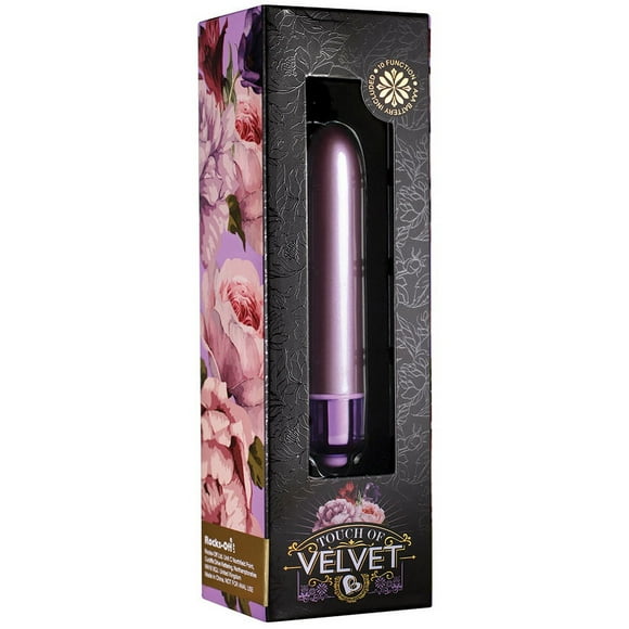 Rocks Off Balle Vibrante en Velours, Lilas