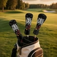 thumbnail image 3 of Yuyamidu Skeleton Golf Club Head Covers for Driver Fairway Woods Hybrids, Halloween Golf Head Covers Waterproof PU Leather Golf Club Cover Accessory, 3 of 8