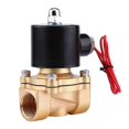 thumbnail image 1 of AC 220V 3/4" NC Electric Solenoid Valve Zinc Alloy Body for Water Oil Air Gas, 1 of 4