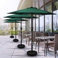 thumbnail image 4 of Sombrilla de patio Simple Deluxe de 2,3 m para exteriores, color verde, 4 of 4