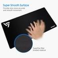 thumbnail image 4 of Gaming Mouse Pad Mat Large Size (800 x 400 x 2.5mm) Extended Keyboard Pad Water-Resistant Black, 4 of 7