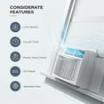 thumbnail image 3 of Matladin Window Air Conditioner with Heat, 8000 BTU Window AC Unit & Heater Combo with APP & Voice Smart Control, Timer Function & Easy Installation Kit, 115V/60Hz, 3 of 10