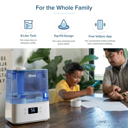 Levoit - Classic 300S 1.58 Gallon Smart Ultrasonic Humidifier - Blue