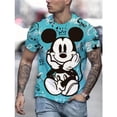 thumbnail image 4 of 2024 Verano Disney Mickey Mouse Gráfico 3d Impresión Camisetas Dibujos Animados Anime Casual Ropa de Calle Hombres Mujeres Moda Camisetas Tops, 4 of 5