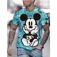 thumbnail image 3 of 2024 Verano Disney Mickey Mouse Gráfico 3d Impresión Camisetas Dibujos Animados Anime Casual Ropa de Calle Hombres Mujeres Moda Camisetas Tops, 3 of 4