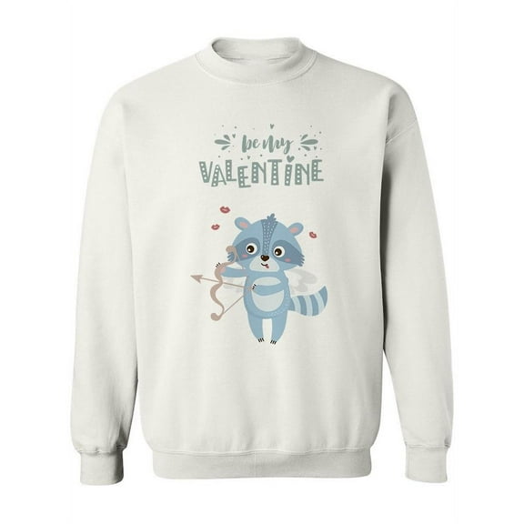 Raccoon Cupid Sweatshirt Women -Image by Shutterstock, Female Medium