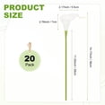 thumbnail image 3 of Uxcell 20-Pack White Green Artificial Calla Lily Flowers,14 Inch Faux Calla Lily Flowers PU Bouquets Real Touch for Home/Wedding, 3 of 7