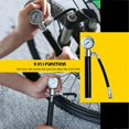 thumbnail image 5 of Mini bomba de bicicleta portátil, bombas de bicicleta con reparación de pinchazos sin pegamento, 5 of 5