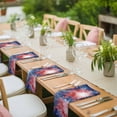 thumbnail image 4 of 4th of July Cloth Napkins, Independence Day Patriotic Fireworks Red Blue Washable and Reusable Dinner Napkins Set of 8, Table Napkin for Kitchen Party Birthday Wedding Hotel Housewarming 20"x20", 4 of 9