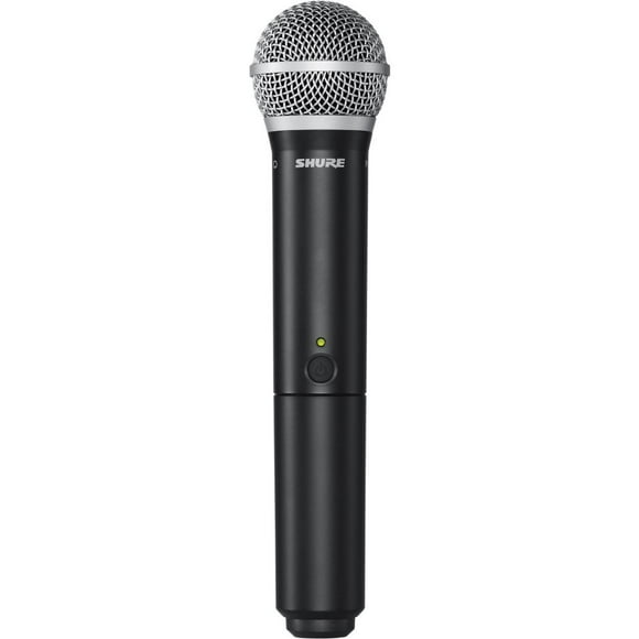 Micrófono BLX2/PG58 Shure Inalámbrico, Transmisor y Cápsula Integrada Shure Hasta 14 hrs de Uso