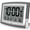 12.5 INCH, variant on Atomic Clock With Indoor Outdoor Temperature - 8.5'' Digital Operated  Self-setting 4 Time Zones Dst