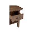 thumbnail image 4 of Simpli Home Redmond - table d'Appoint - Carrée - Brun Vieilli Rustique - base Brun Vieilli Rustique, 4 of 6