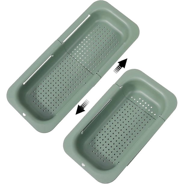 Collapsible Sink Colanders and Strainers Basket Extendable Plastic Fruit Vegetable Strainer
