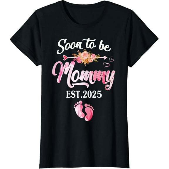 Soon to be Mommy 2025 Mother's Day First Time Mom Pregnancy T-Shirt