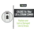 thumbnail image 7 of Reduce Tumbler Lid and Straw Set for Coldee 14 oz Tumblers – BPA Free, Dishwasher Safe, Impact Resistant – Replace Broken, Damaged or Lost Coldee 14 oz and 18 oz Tumbler Straws and Lids, 7 of 7
