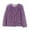 Purple, variant on ameIAEA Girls Fuzzy Jacket Long Sleeve Open Front Cardigan Fashion Party Outerwear Winter Coat