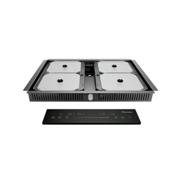 Parrilla de Inducción Invisible Tecnolam MAGIC04 60 cm, 4 Zonas FlexiZone, Control Táctil Slide, 7200 W, 220 V