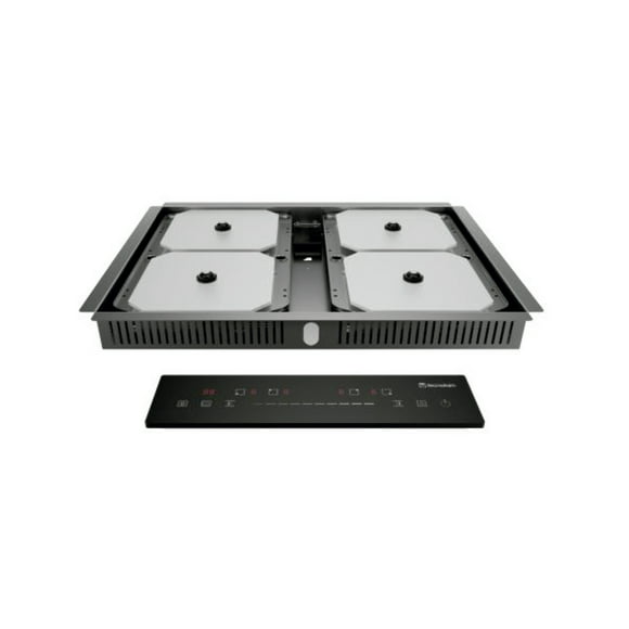 Parrilla de Inducción Invisible Tecnolam MAGIC04 60 cm, 4 Zonas FlexiZone, Control Táctil Slide, 7200 W, 220 V
